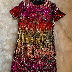Forever 21 Reversible Sequin Short Dress